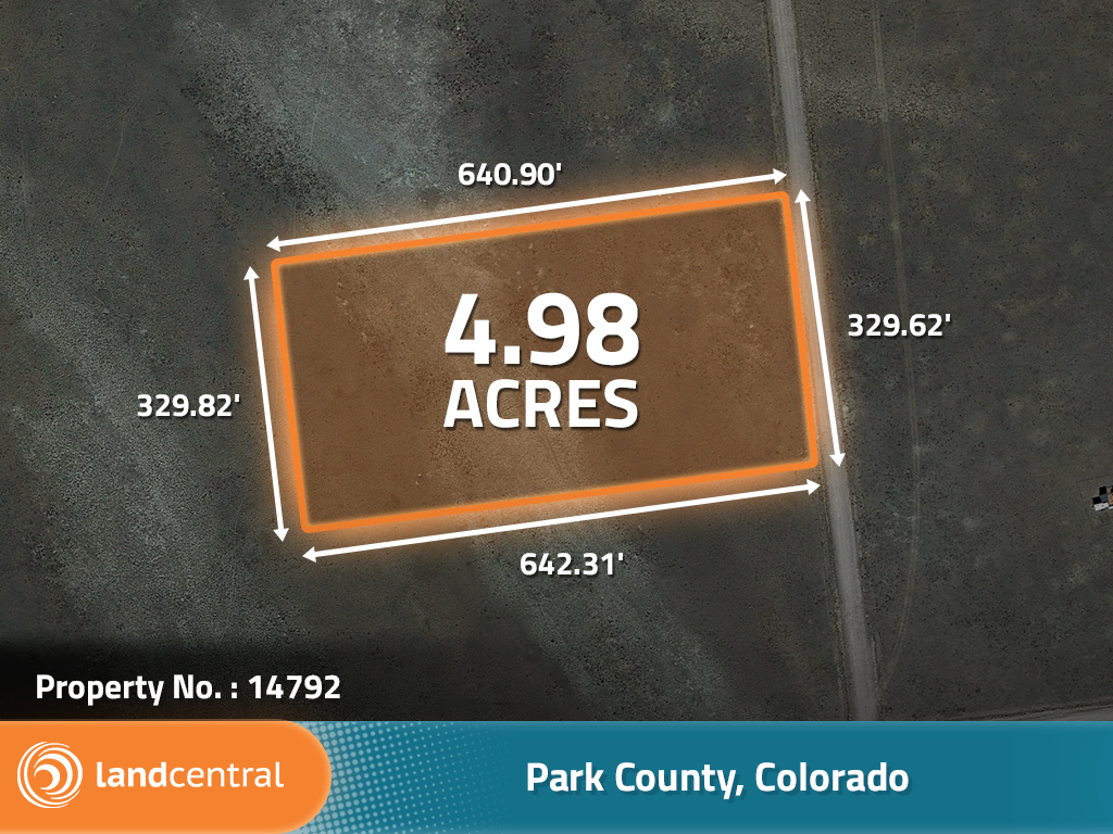 Just under five acres of flat, workable land in Central Colorado1